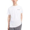 SS22 Jersey de cuello redondo con estampado del logotipo, versión de Pantalones Cortos, blanco