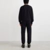 SS22 Pantalones largos deportivos con estampado de logotipo, versión estándar, negro