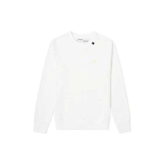Sudadera blanca con flechas de acrílico para hombre de Virgil Abloh