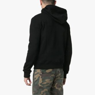 Sudadera con capucha ajustada con logotipo SS19 «Negro»