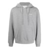 Sudadera con capucha ajustada y diseño ondulado Diagonal «Gris jaspeado»