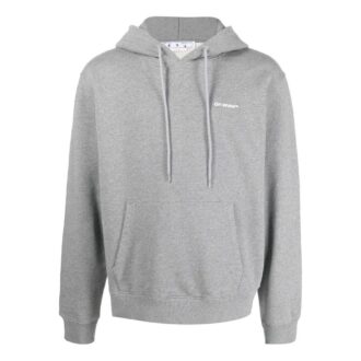 Sudadera con capucha ajustada y diseño ondulado Diagonal «Gris jaspeado»