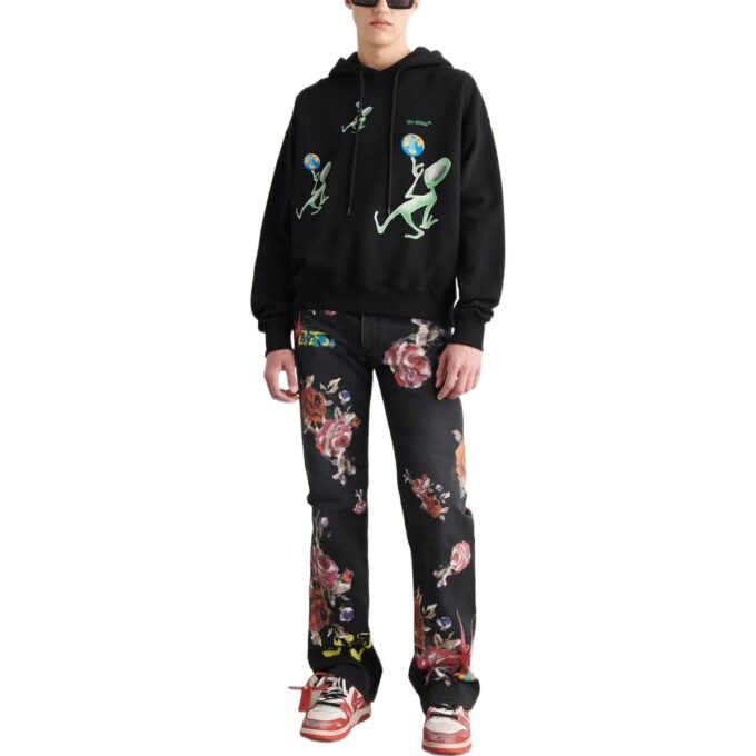 Sudadera con capucha Alien Arrow Skate «Negro»