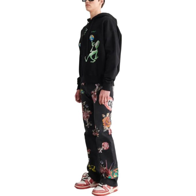 Sudadera con capucha Alien Arrow Skate «Negro»