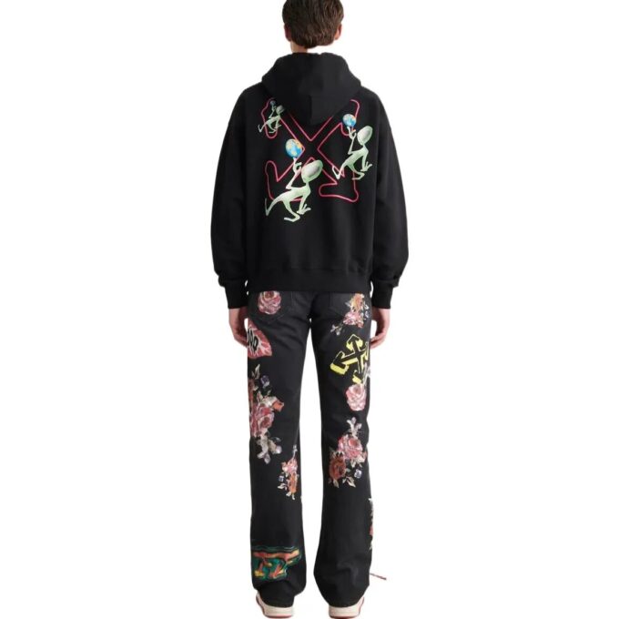 Sudadera con capucha Alien Arrow Skate «Negro»