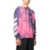 Sudadera con capucha Arrows tie-dye «Rosa»