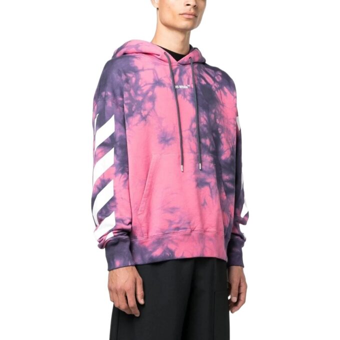 Sudadera con capucha Arrows tie-dye «Rosa»