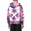 Sudadera con capucha Arrows tie-dye «Rosa»