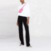 Sudadera con capucha blanca de cuello redondo con estampado de flores y logotipo de Arrows de Off-White SS21