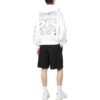 Sudadera con capucha bordada «Blanco»