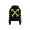 Sudadera con capucha con estampado de Caravaggio «Negro Amarillo»