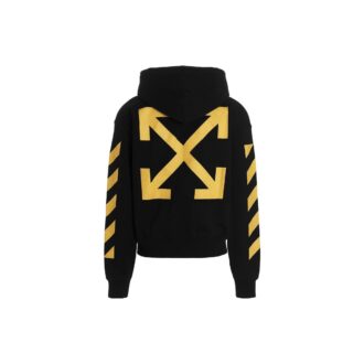 Sudadera con capucha con estampado de Caravaggio «Negro Amarillo»
