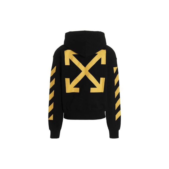 Sudadera con capucha con estampado de Caravaggio «Negro Amarillo»