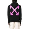 Sudadera con capucha de algodón con estampado de Caravaggio «Black Cyclamen»