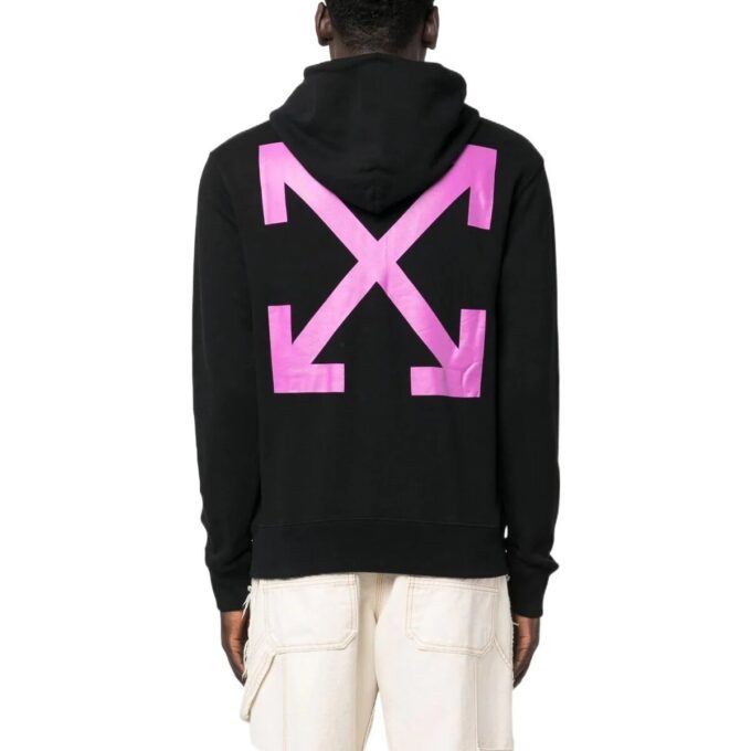Sudadera con capucha de algodón con estampado de Caravaggio «Black Cyclamen»