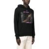 Sudadera con capucha de algodón con estampado de Caravaggio «Black Cyclamen»