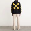 Sudadera con capucha de algodón con estampado de Caravaggio «Negro Amarillo»