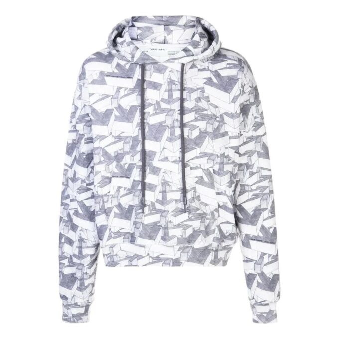 Sudadera con capucha de algodón con estampado de flechas de Arrows