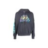 Sudadera con capucha de algodón con estampado de grafitis