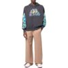 Sudadera con capucha de algodón con estampado de grafitis