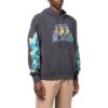 Sudadera con capucha de algodón con estampado de grafitis