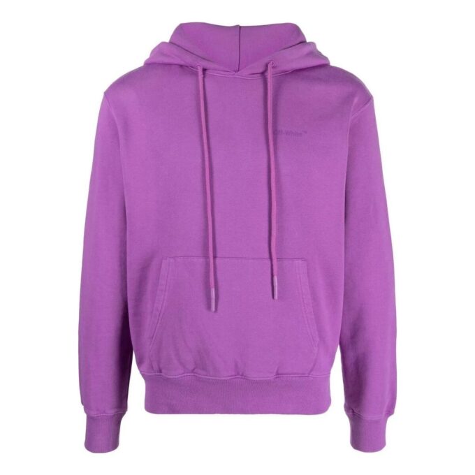 Sudadera con capucha de algodón con estampado del logotipo