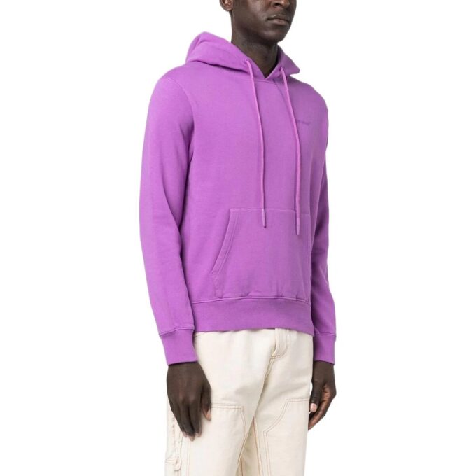 Sudadera con capucha de algodón con estampado del logotipo