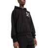 Sudadera con capucha de algodón con estampado del logotipo de Arrows «Negro»