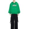 Sudadera con capucha de algodón con estampado universitario «College Green»