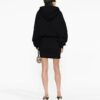 Sudadera con capucha de algodón con logotipo bordado Off-White «Negro»