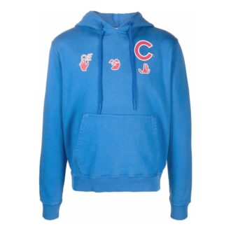 Sudadera con capucha de algodón de los Chicago Cubs de la MLB «Azul»