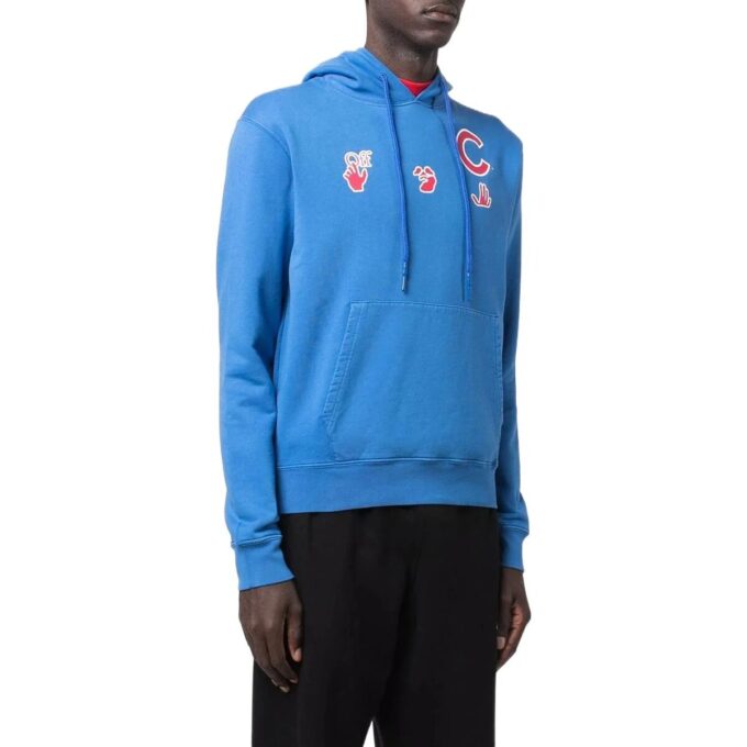 Sudadera con capucha de algodón de los Chicago Cubs de la MLB «Azul»