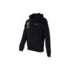 Sudadera con capucha de algodón de manga larga para hombre Off-White con el alfabeto de los personajes de Caravaggio, color negro