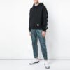 Sudadera con capucha de felpa estampada para hombre, temporada primavera-verano 2019, color negro