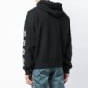 Sudadera con capucha de felpa estampada para hombre, temporada primavera-verano 2019, color negro