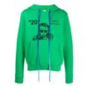 Sudadera con capucha de Public Television Printing para hombre, verde