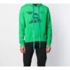 Sudadera con capucha de Public Television Printing para hombre, verde