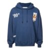 Sudadera con capucha de verano para hombre Over Popover Azul