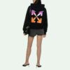 Sudadera con capucha degradada «Negro multicolor»