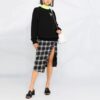 Sudadera con capucha deportiva con estampado de flechas en Off-White, color negro