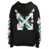 Sudadera con capucha Diag Tulips Over