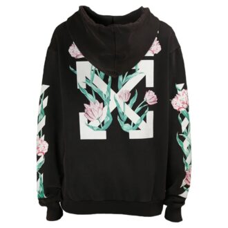 Sudadera con capucha Diag Tulips Over