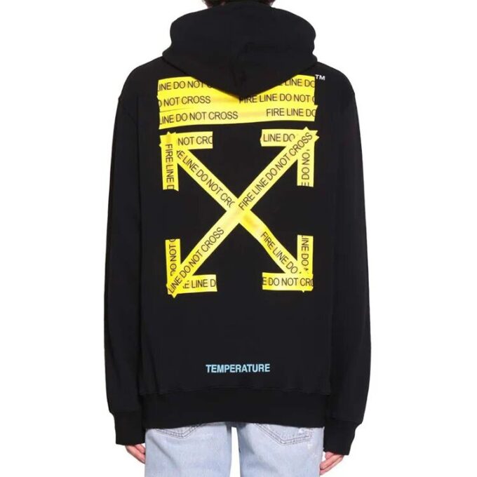 Sudadera Fire Tape «Negro»
