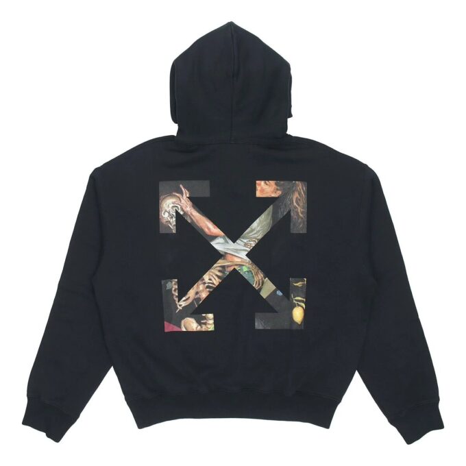 Sudadera con capucha FW20 Painting Arrows para hombre, color negro