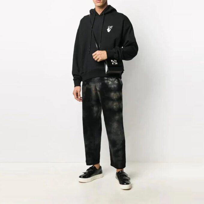 Sudadera con capucha FW20 Painting Arrows para hombre, color negro