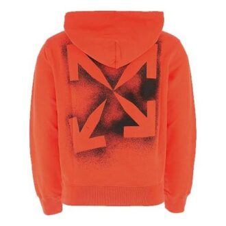 Sudadera con capucha FW20 Stencil para hombre, naranja