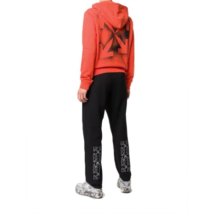 Sudadera con capucha FW20 Stencil para hombre, naranja
