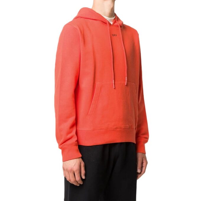 Sudadera con capucha FW20 Stencil para hombre, naranja