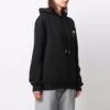 Sudadera con capucha holgada y estampado de Off-White, temporada primavera-verano 2021, color negro