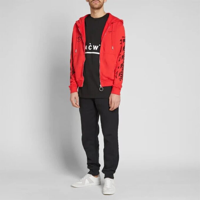Sudadera con capucha Impressionism «Red»